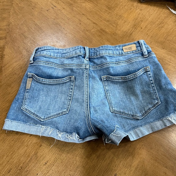 Paige Jean cuffed shorts - Picture 1 of 3